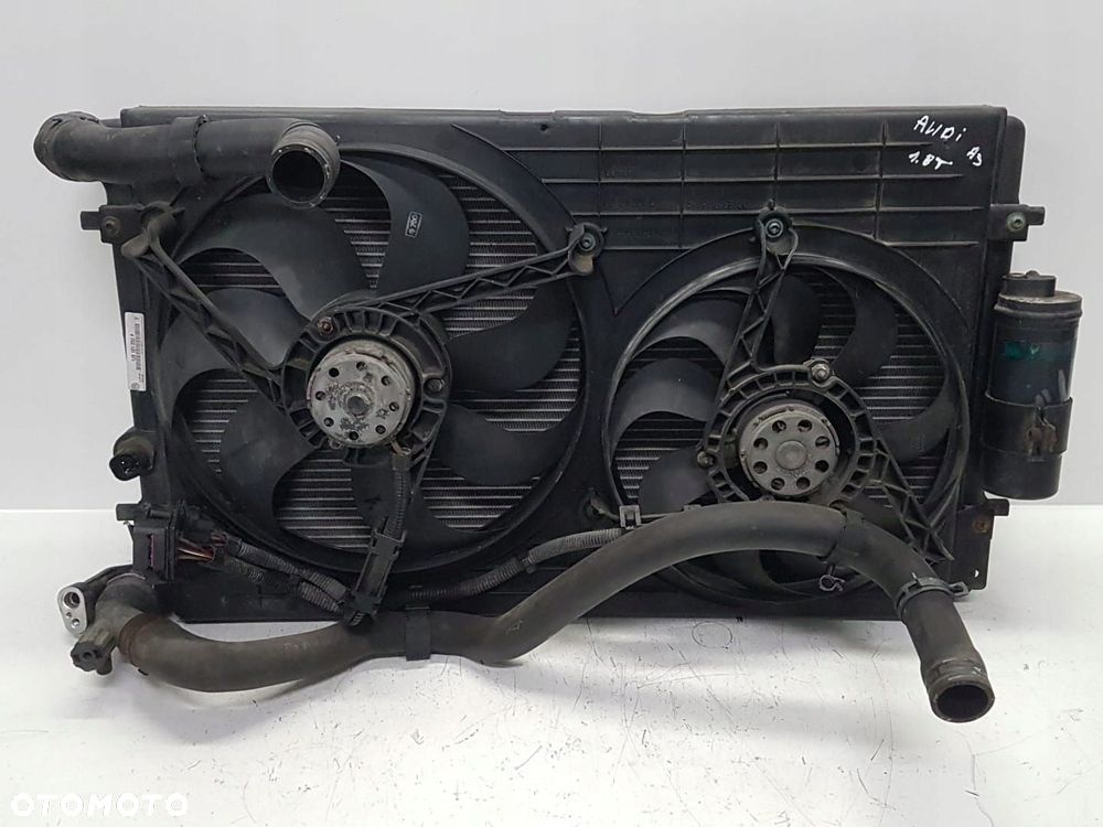 AUDI A3 1.8T CHŁODNICE KLIMY WODY WENTYLATOR KOMPL - 1