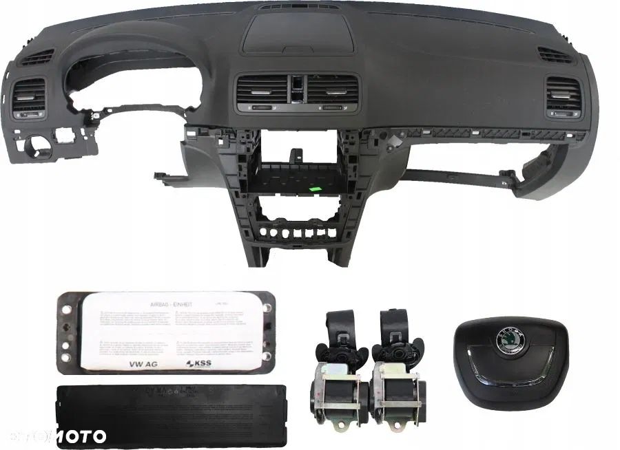 DESKA KONSOLA AIRBAG PASY SKODA YETI - 1
