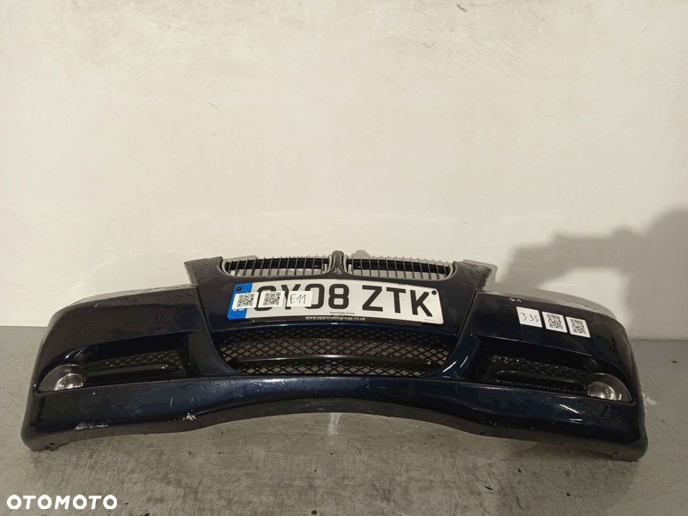 + ZDERZAK PRZÓD PRZEDNI BMW E90 E91 SERIA 3 MONACOBLAU GRANAT GRANATOWY HALOGENY - 1