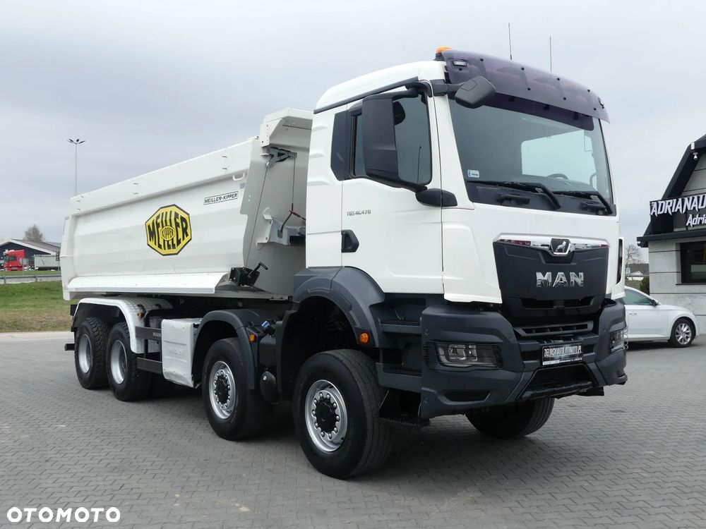 MAN TGS 41.470 / 8x8 / WYWROTKA MEILLER / MANUAL / NISKI PRZEBIEG / - 13