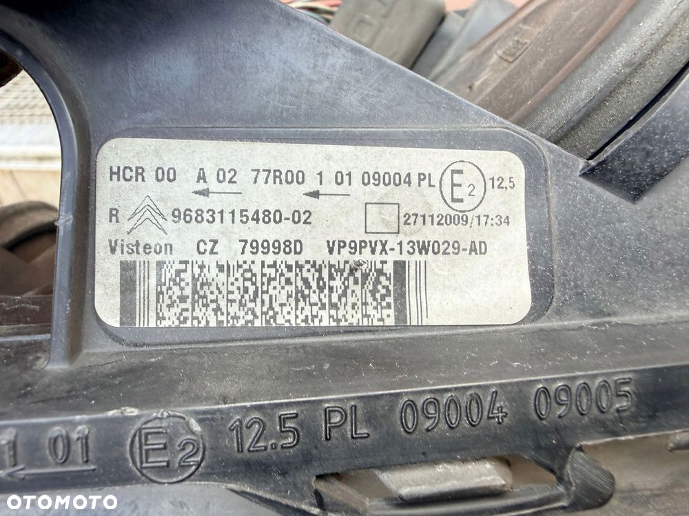 Lampa przednia CITROEN C3 II KOMPLET EUROPA VISTEON ŁADNE Z 1. AUTA - 7