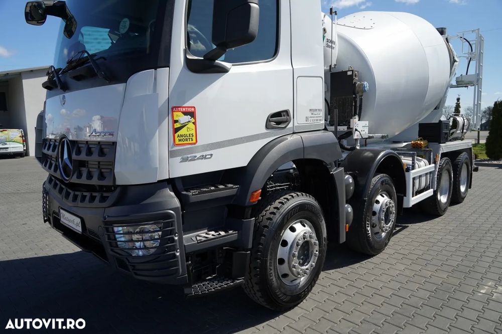 Mercedes-Benz AROCS 3240 / 9M3 BETONIERĂ / 8x4 / SCHWING STETTER / HARDOX / JANTE DIN ALIAJ / 12.2021 - 12