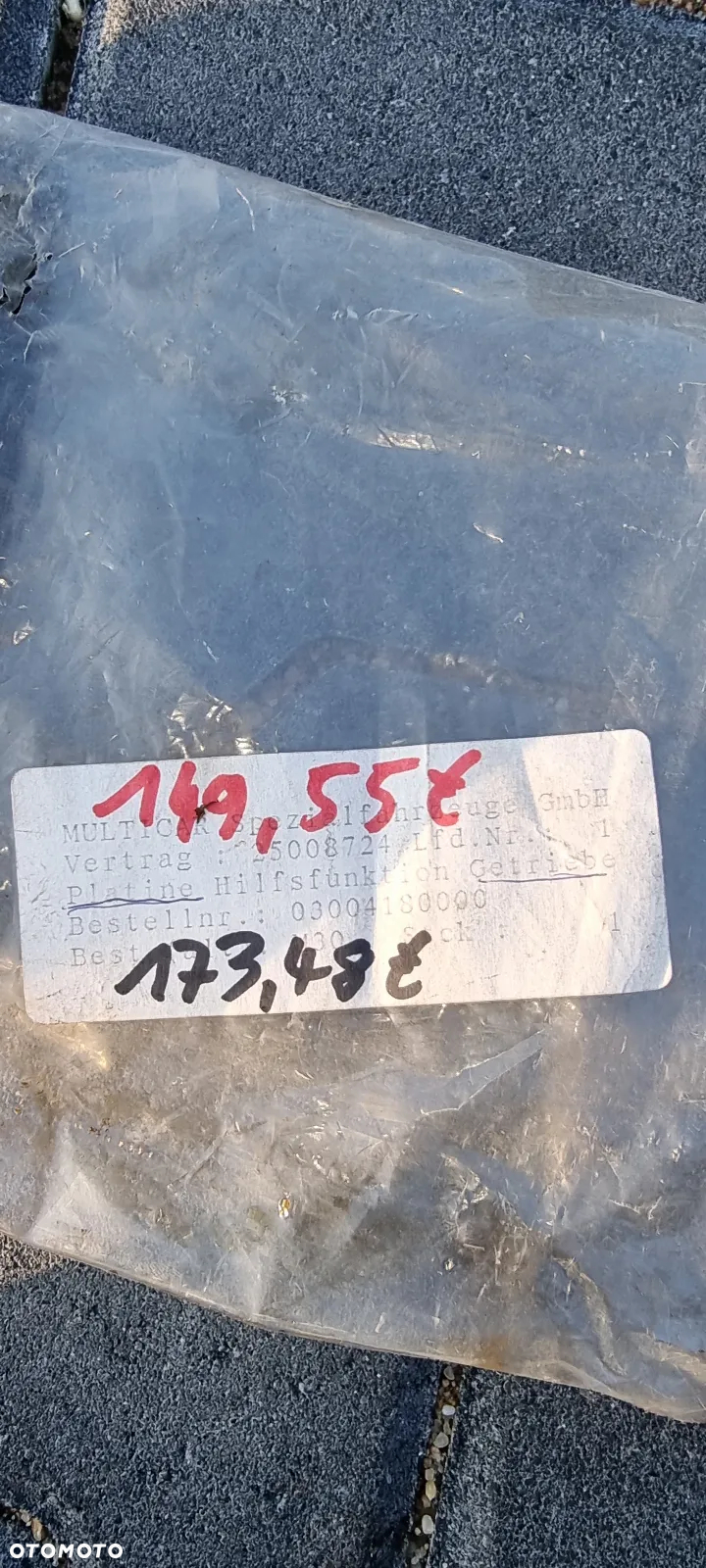 multicar fumo sterownik skrzyni biegów - 5