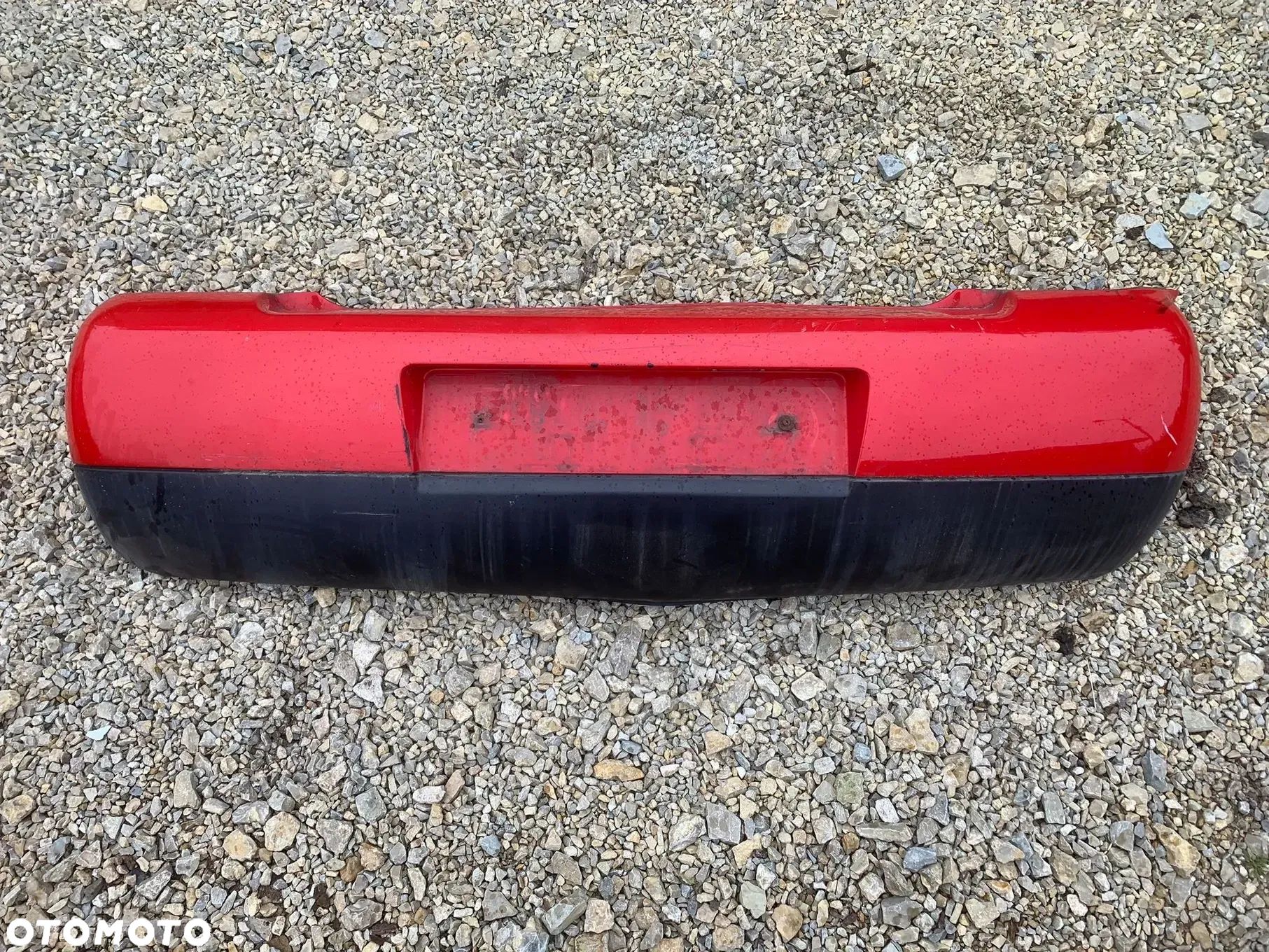 VW LUPO ZDERZAK TYŁ TYLNY CZERWONY - 1