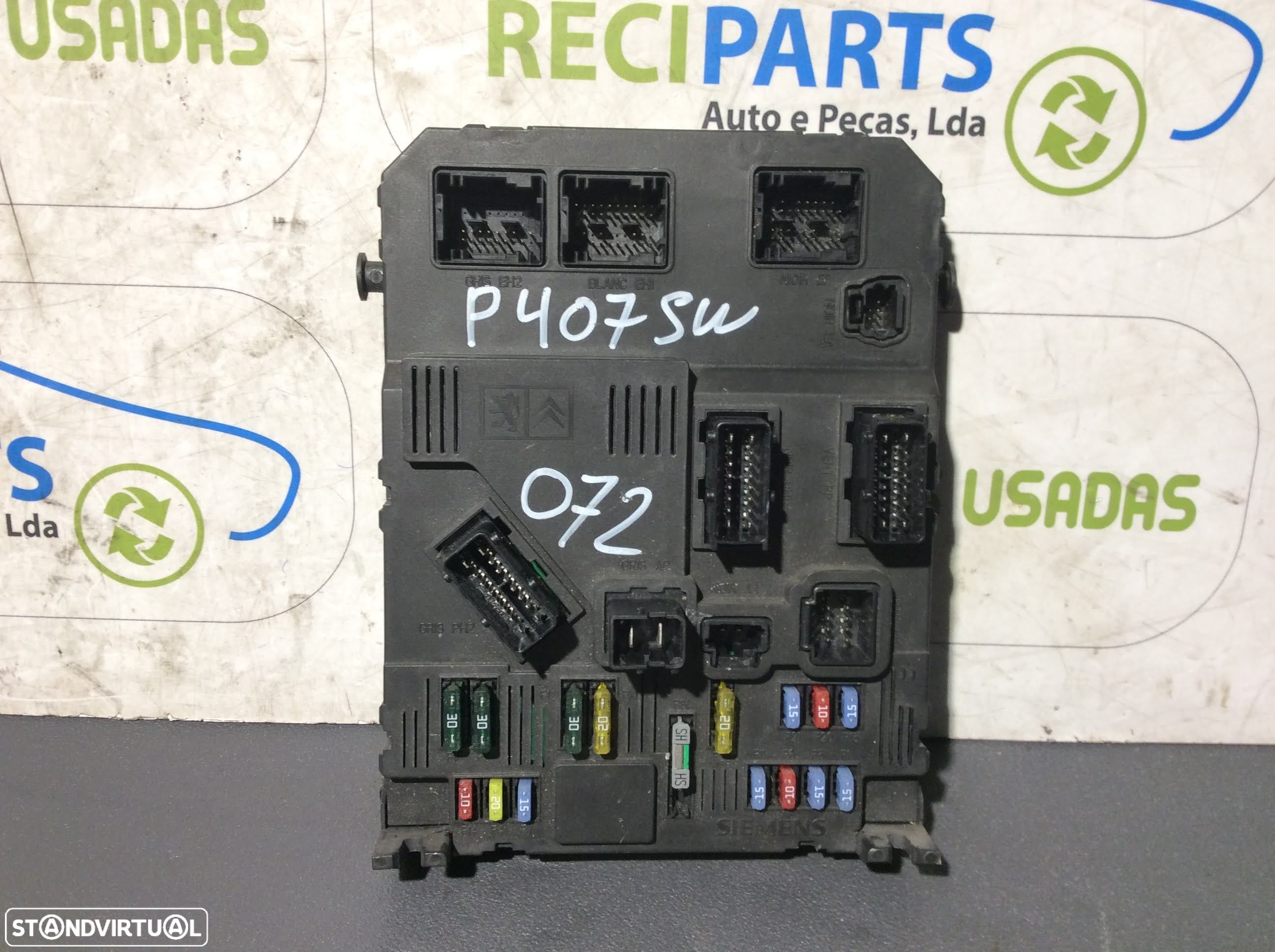 Caixa de fusíveis para Peugeot 407 SW 1.6 HDi 110cv   2004 - 1