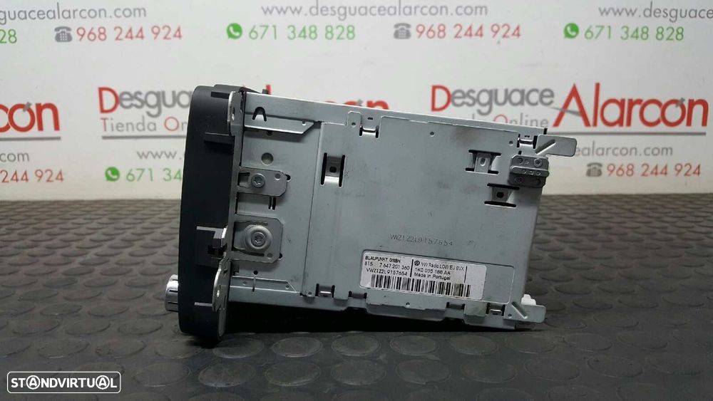 SISTEMA AUDIO / RADIO CD VOLKSWAGEN GOLF VI (5K1) ADVANCE - 8