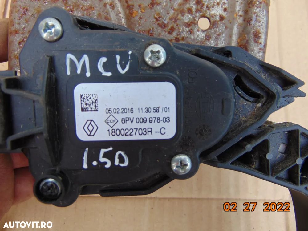 Pedala Acceleratie dacia Sandero 2012-2020 mcv logan duster - 3