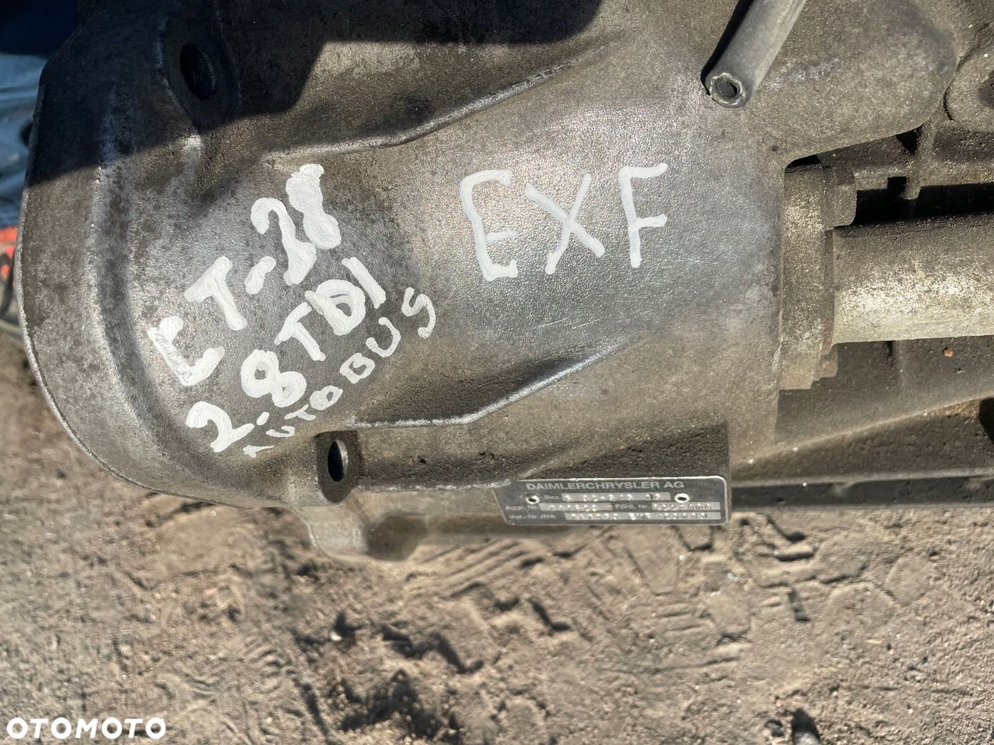 vw lt II 35 2.8 tdi skrzynia biegów manualna kod - EXF 711623 711.623 - 7