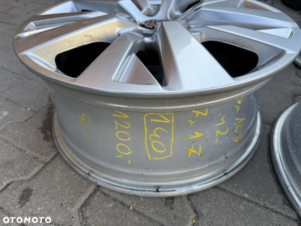 Felgi aluminiowe oryginał Peugeot 5x108 7x17 et42 Citroen Opel DS - 5