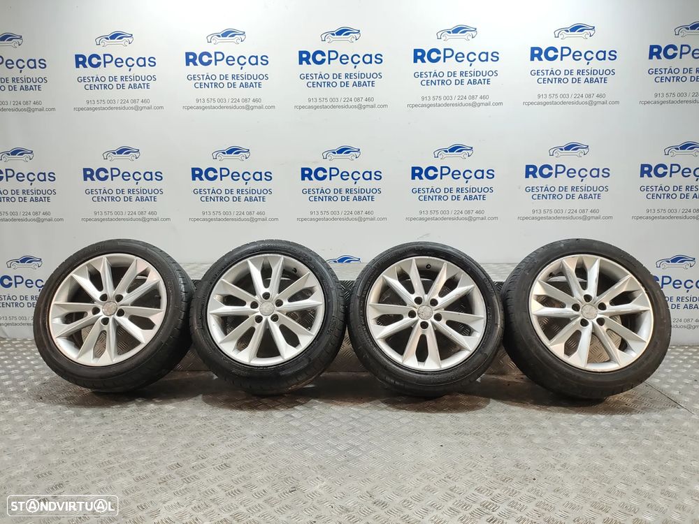 Conjunto de jantes 16 originais Seat Ibiza IV 6J Facelift FR 7J ET43 5x100 - 1