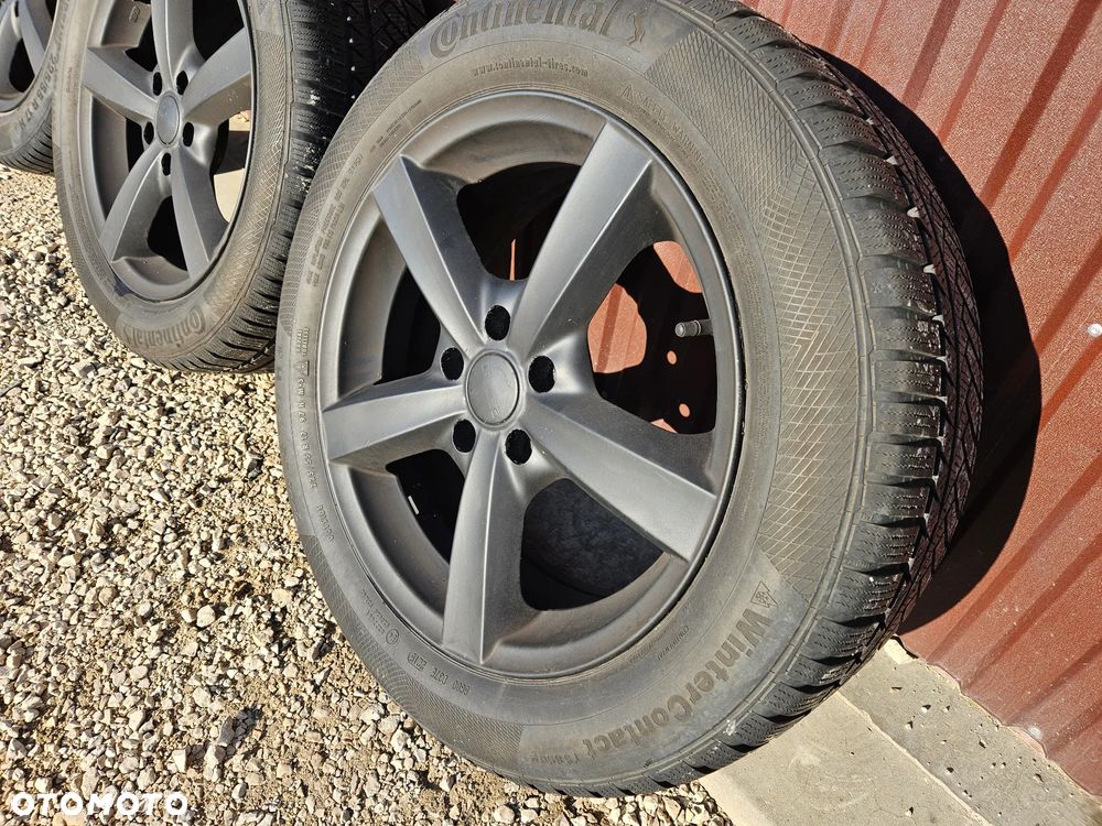 FELGI ALUMINIOWE FELGA KOŁA OPONY 17  7 J  ET 40 5X112 225 55 17 CONTINENTAL WINTER CONTACT TS850P SKODA VOLKSWAGEN - 2