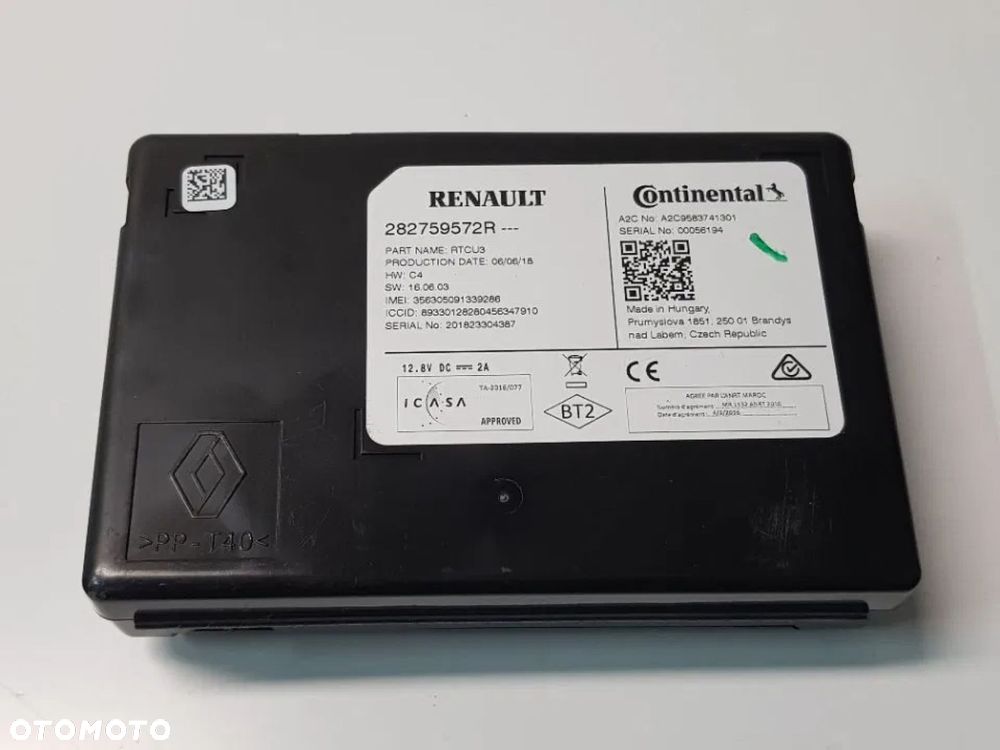 MODUŁ STEROWNIK Nawigacji Renault Kadjar 282759572R