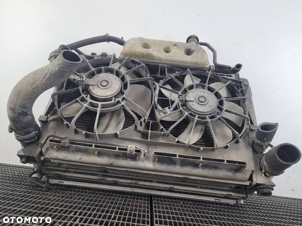 KOMPLET CHŁODNIC WODY KLIMATYZACJI WENTYLATOR TOYOTA AVENSIS T25 2.2 D - 5