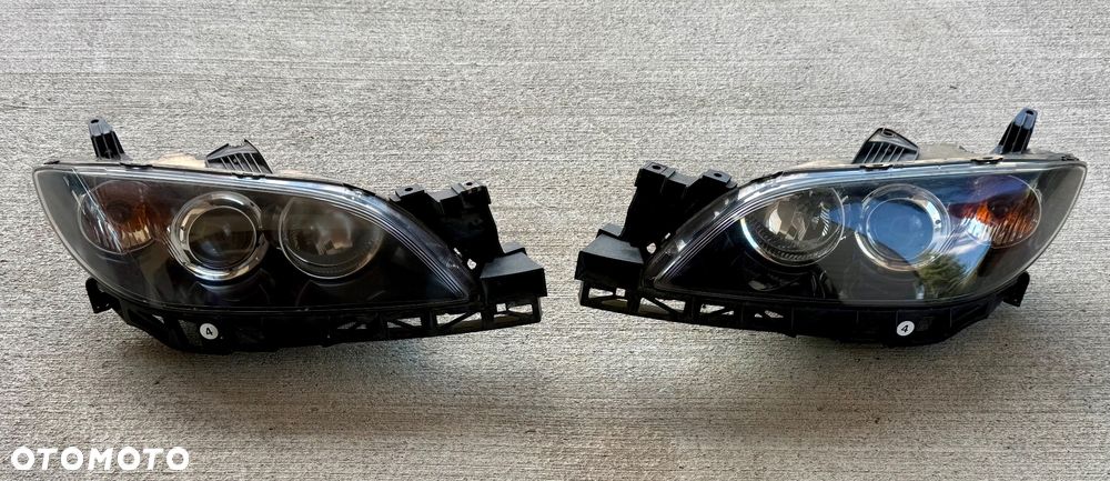 Mazda 3 BK 2003/2008r hatchback 5 drzwi , sedan 4drzwi xenon komplet Lampa przednia reflektor Xenon Ksenonowy wersja Europejska spryskiwacze lamp zbiornik spryskiwaczy lampy tyl halogeny grill i inne cześć - 5