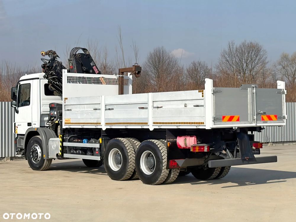 Mercedes-Benz ACTROS 2641 * WYWROTKA 6,00 m * HIAB 166 D S - 4 HIDUO + PILOT - 6