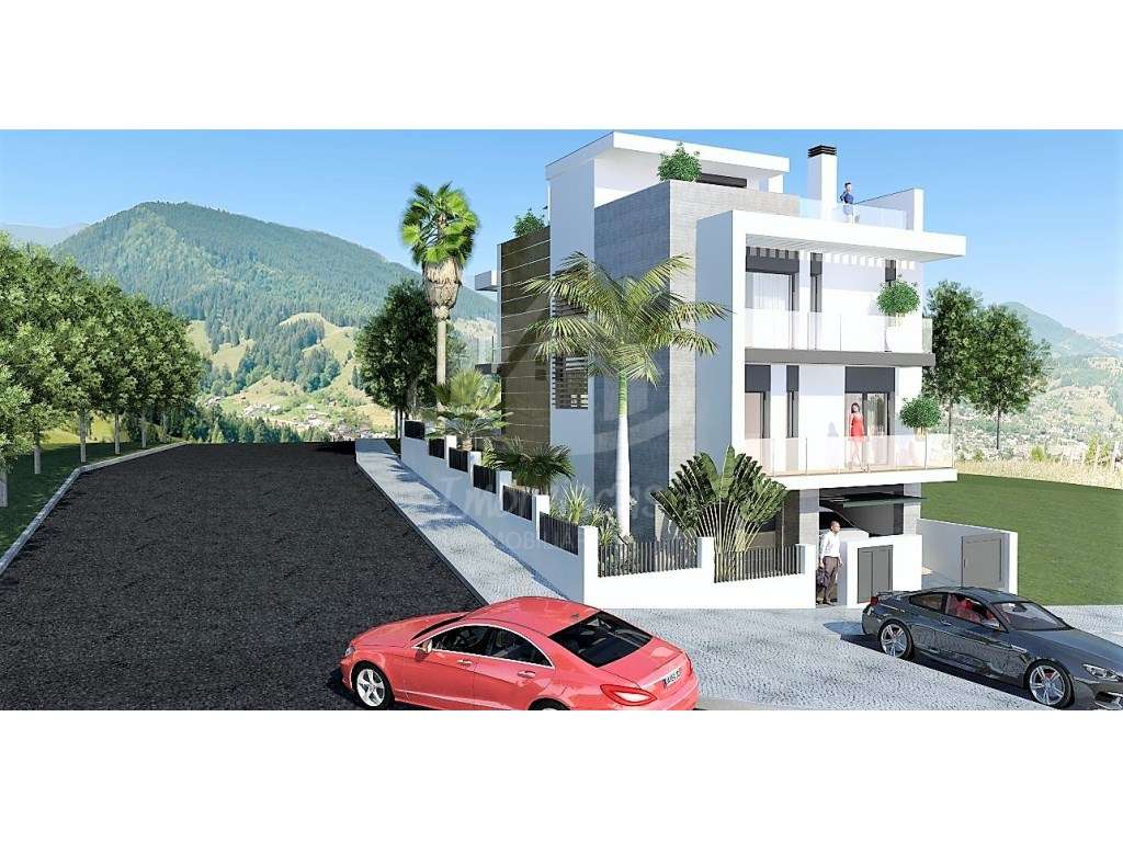 Moradia T3 com garagem e rooftop nos Terraços du Moulin, Vialonga - Grande imagem: 2/14