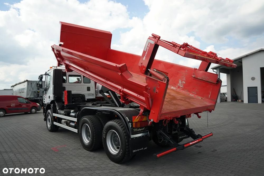 Iveco TRAKKER 450 / 6X4 / WYWROTKA / HYDROKLAPA / HYDROBURTA / BORDMATIC / CZOŁOWNICA / EURO 5 / - 10
