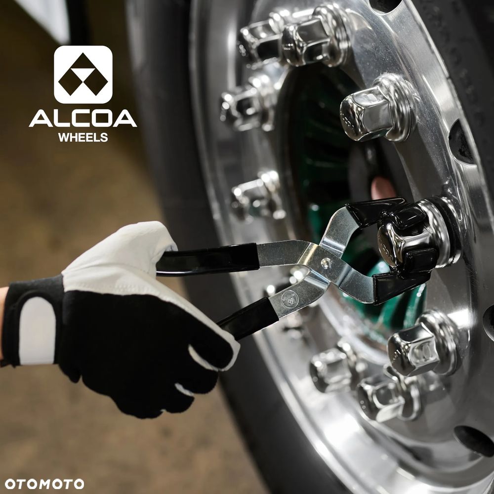 Kapselki ochronno-ozdobne na nakrętki koła z logo ALCOA - 27