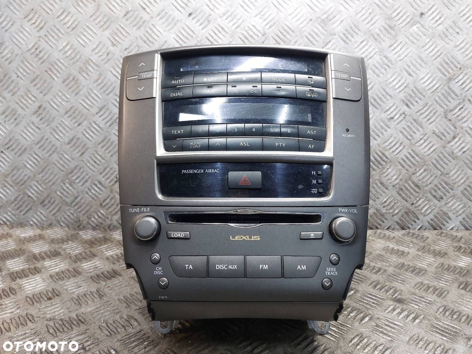 RADIO ODTWARZACZ + PANEL NAWIEWU LEXUS IS II 86120-53630 - 2