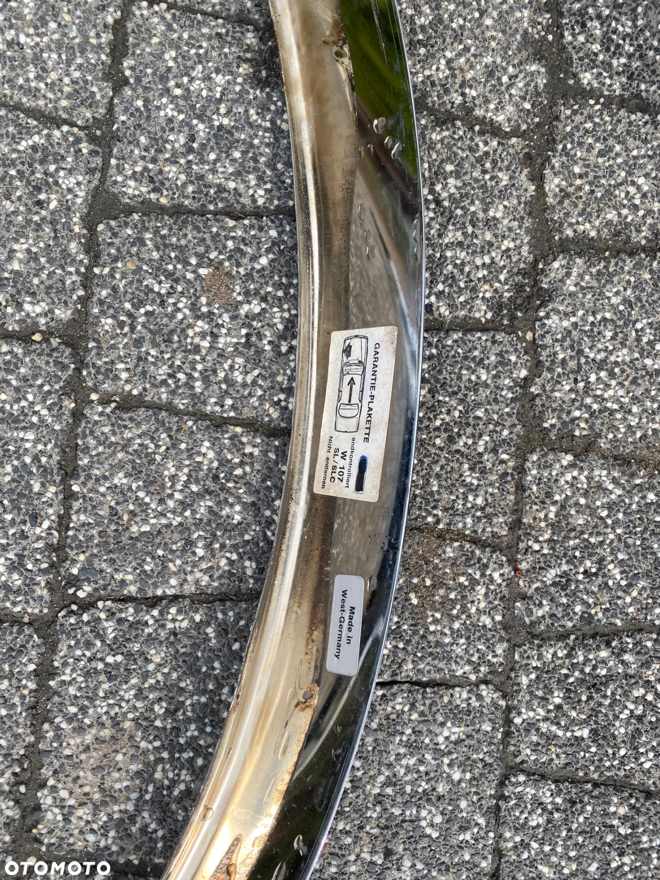 NADKOLE CHROM LEWE PRAWE TYŁ PRZÓD CHROM MERCEDES W107 R107 C107 SLC - 29