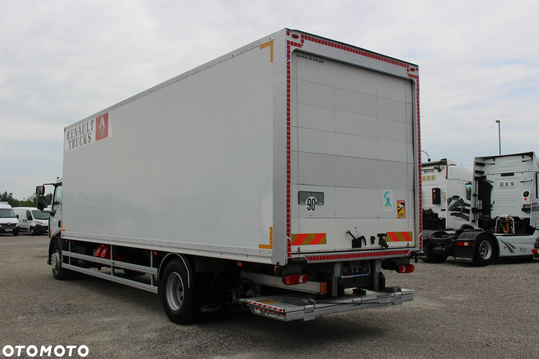 Renault D19 *280KM*/ KONTENER + WINDA /21 PALET / KLIMA / OPONY 80%/SERWIS FR/ SUPER STAN / - 12