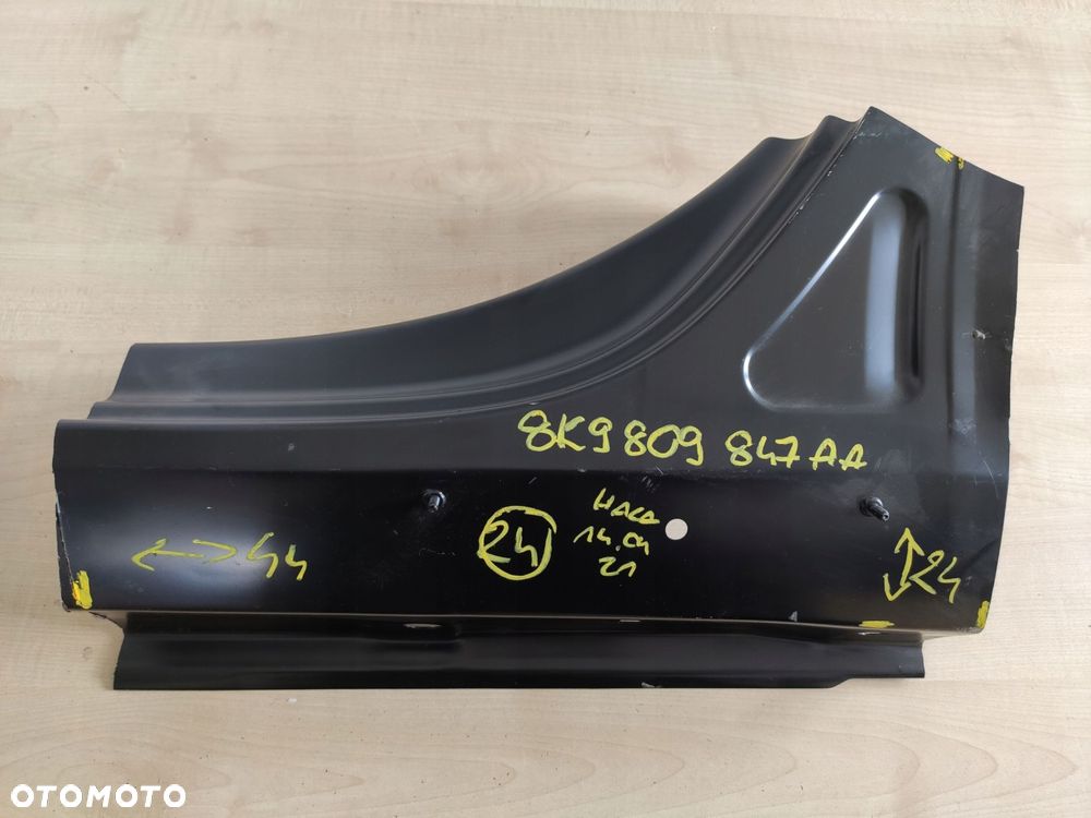 audi a4 b8 lewa końcówka progu próg mulda 8k9809847 - 1