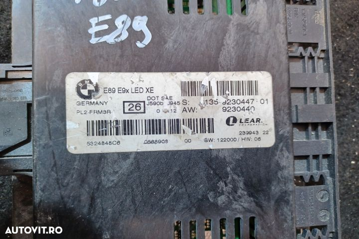 Calculator lumini 9230447 9230440 9230447 9230440 BMW Z4 E89 [2009 - - 4