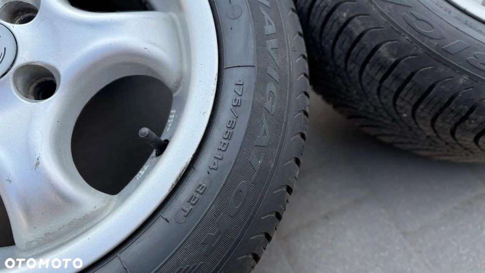 Koła 4x98 175/65 r14 ENZO ET38 6J Fiat Lancia Alfa Romeo Punto 500 Panda Seicento Cinquecento Coupe 126p Mito 146 155 Citroen Nemo Bipper Ford Ka Alufelgi Polonez 145 164 - 9