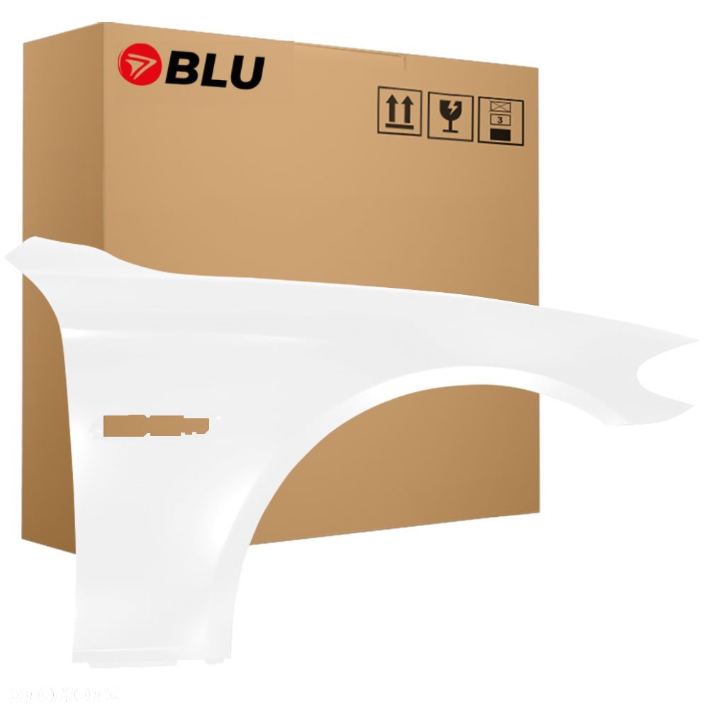 BLU Błotnik BMW 5 F10 F11 300 prawy biały 2010-2017 przód AlpinWeiss - 1