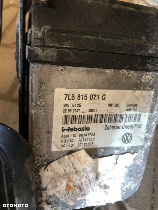 WEBASTO OGRZEWANIE POSTOJOWE touareg 7L6815071G - 5