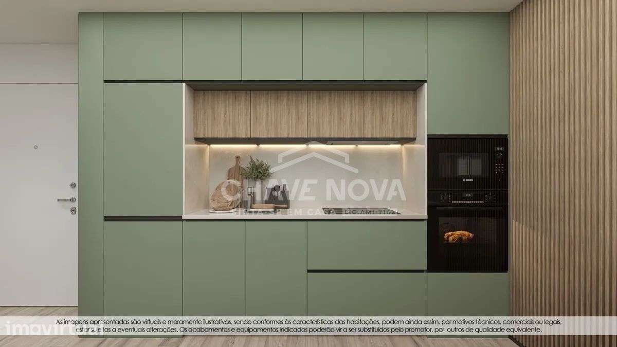 T1 Novo c/ Lugar de Garagem em Mafamude - Grande imagem: 5/24