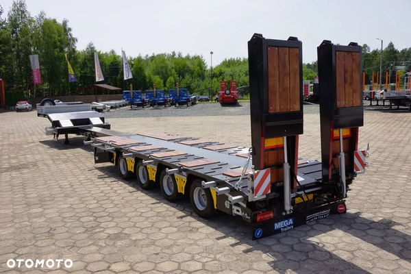Inny MEGA TRAILERS naczepa czteroosiowa rozciągana +5.000mm, najazdy hydrauliczne DMC 66T