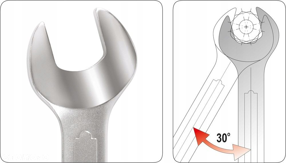 YATO KLUCZE PŁASKIE 6-27 10 SZT YT-0380 SATYNA ZESTAW POLEROWANE PŁACHTA - 4