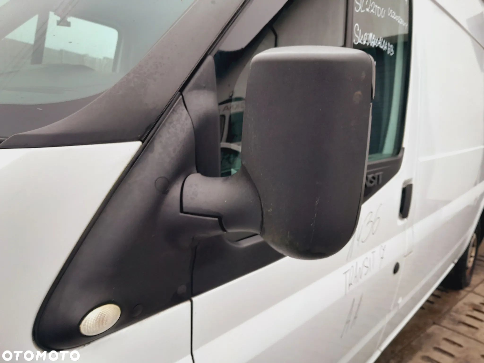 FORD TRANSIT MK7 LUSTERKO LEWE PRZEDNIE LEWY PRZÓD MANUALNE - 1