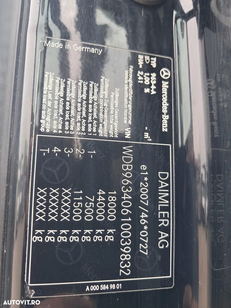 Mercedes-Benz ACTROS 1845 MEGA EURO 6 AUTOMAT RETARDER DEFECT - 27