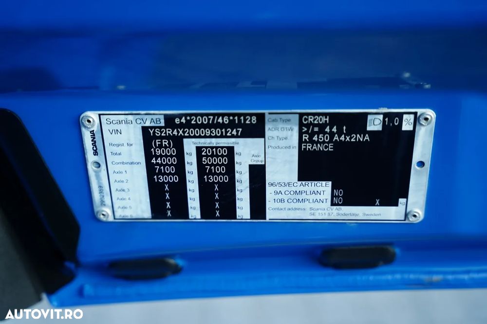 Scania R 450 / SISTEM HIDRAULIC / RETARDER / I-PARK COOL / JANTE DIN ALIAJ / EURO 6 - 37