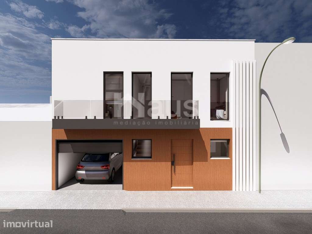 Moradia em construção 2 pisos com logradouro, pisicna e anexo - Grande imagem: 5/45