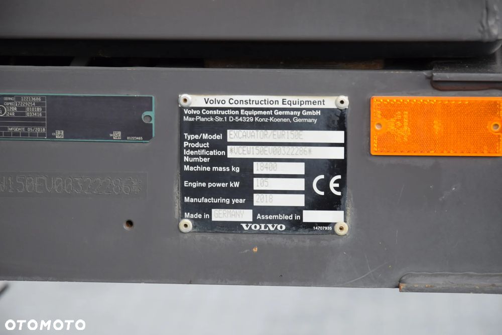 Volvo EWR150E / 6400 MTH / KOPARKA KOŁOWA / KABINA / KLIMATYTZACJA / SPYCH / STABILIZATORY / DODATKOWY OSPRZĘT / 3 ŁYŻKI / SPROWADZONA - 20