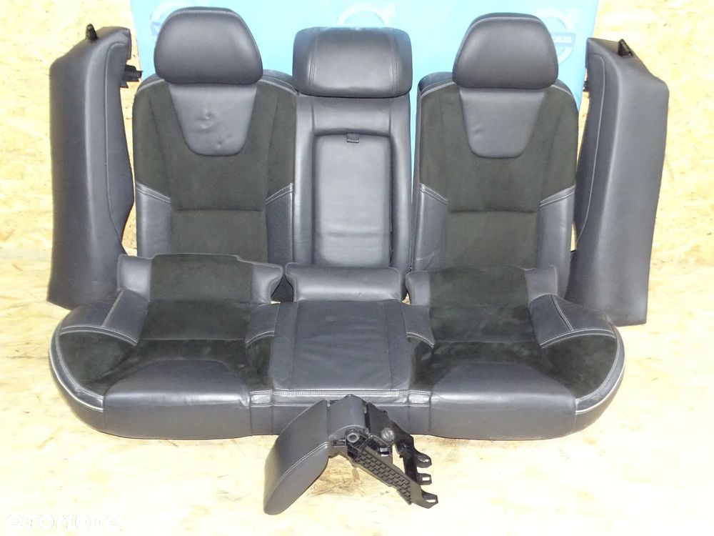FOTELE TAPICERKA VOLVO V60 2010-2016 EUROPA SKÓR ALCANTARA - 5