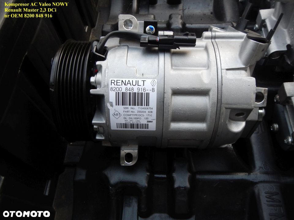 KOMPRESOR MASTER 23 DCI Nr 8200848916 Nowy VALEO