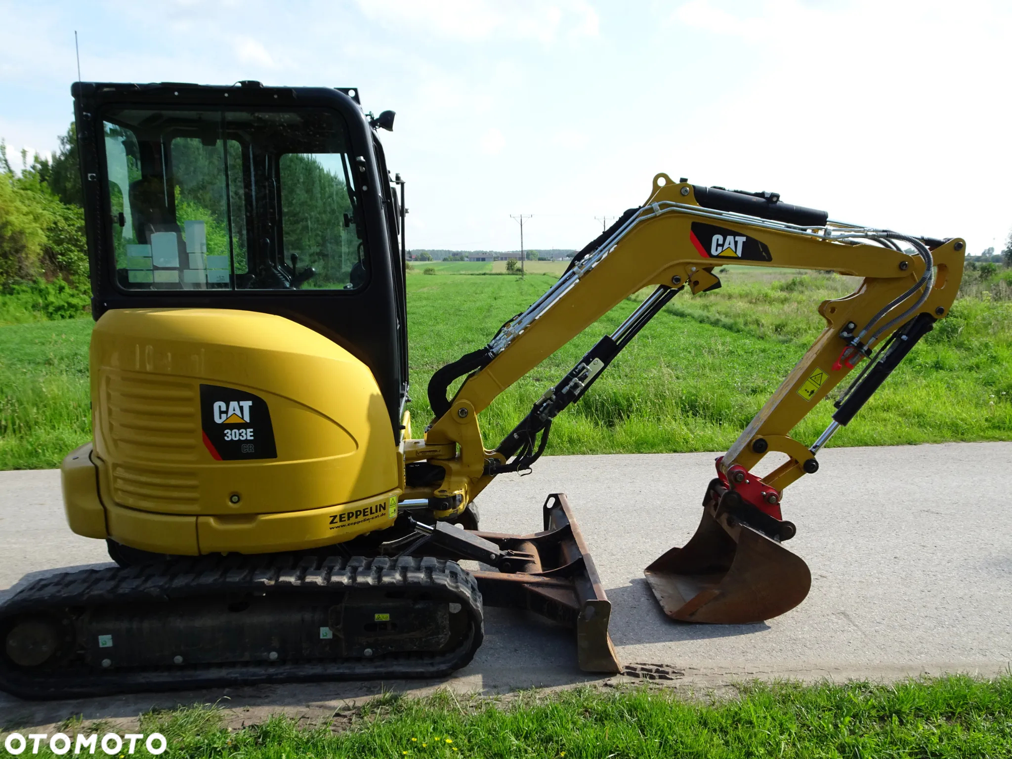 Caterpillar 303E z Niemiec Idealny 1800h Pierwszy Własciciel - 5