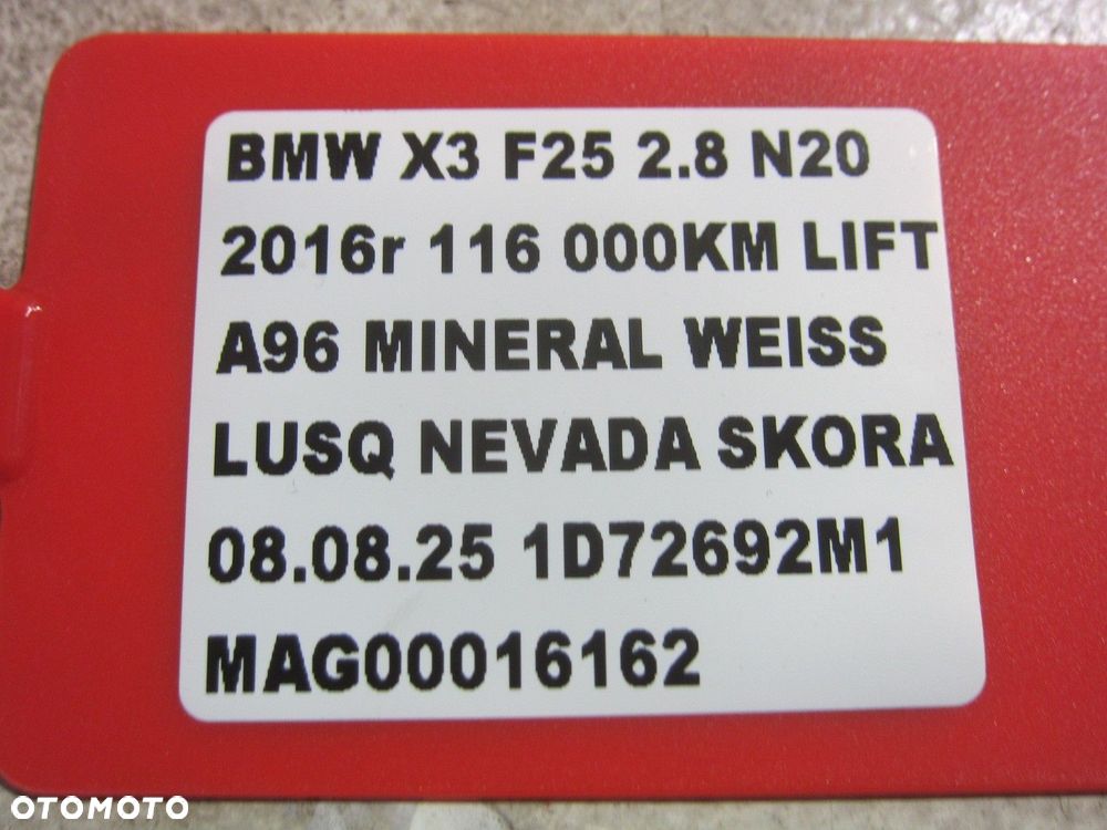 BMW X3 F25 N20 F30 328I N26 SKRZYNIA BIEGÓW AUTOMATYCZNA AUTOMAT 9487558 - 13