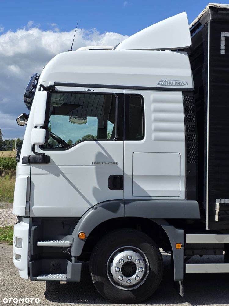 MAN TGM 15.290 / BURTO-FIRANKA / AUTOMAT / CAŁY NA PODUSZKACH / KLIMA POSTOJOWA /18EURO PALET / SPROWADZONY  / E6 / LIFT  / WINDA / - 12