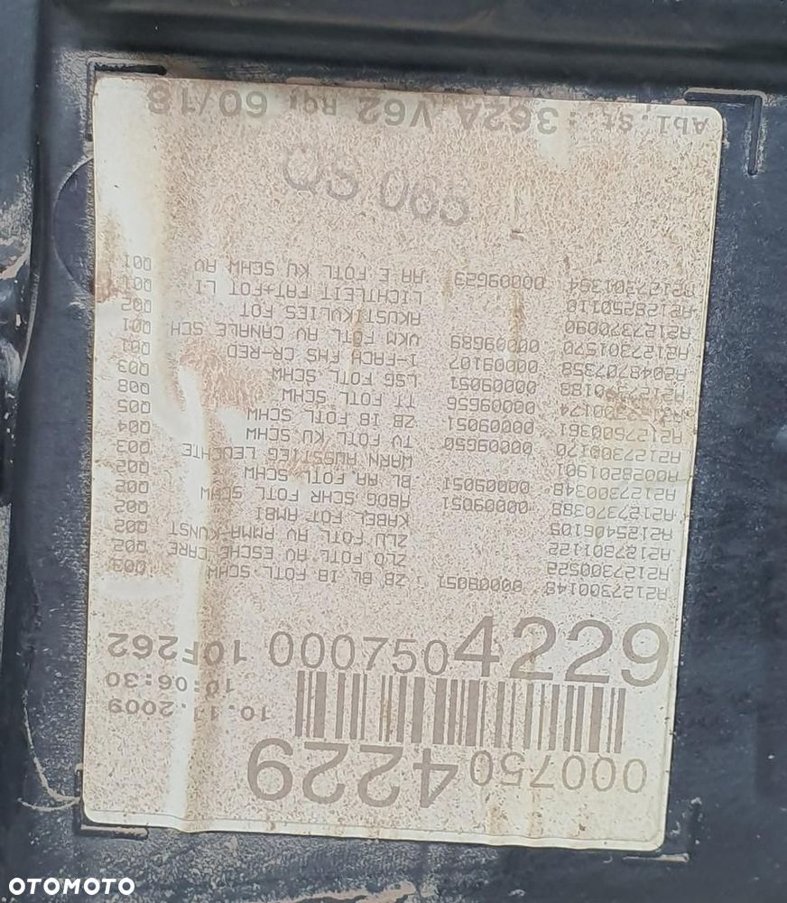 TAPICERKA BOCZEK DRZWI LEWY TYŁ MERCEDES W212 A2127301570 - 9