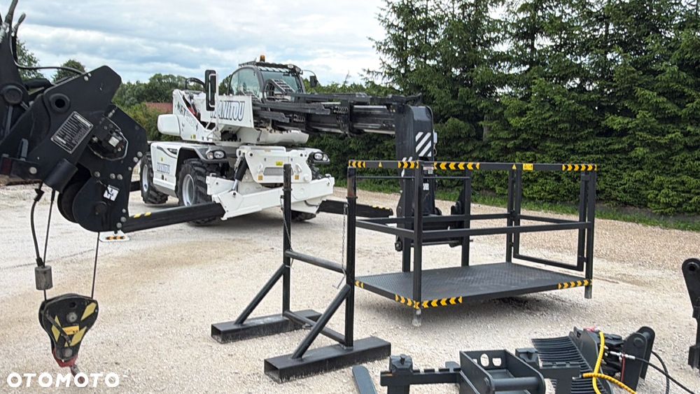 Manitou Ładowarka teleskopowa Manitou Mrt 2150 + Privilage Roto obrotowa 360 Pilot sterowanie radiowe Kosz Widły 2016/17 1840 2550 2540 silnik Mercedes 2150+ Merlo - 13