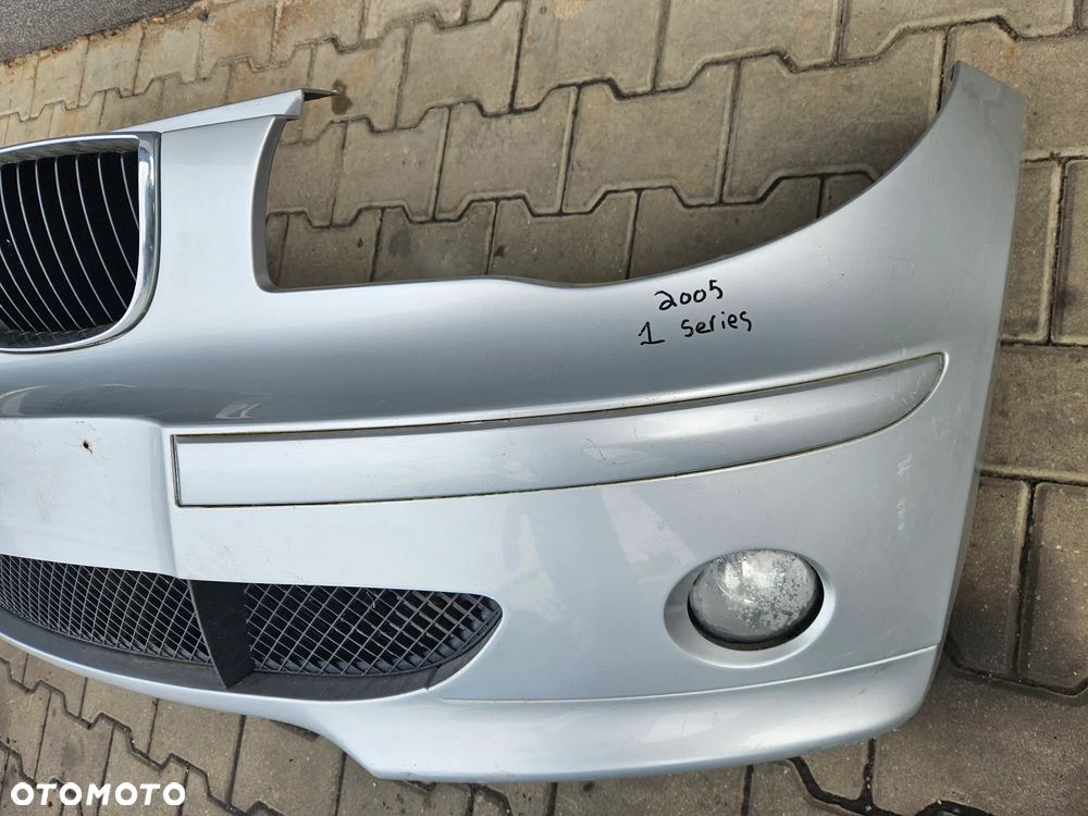 BMW 1 I E87 zderzak przód przedni grill  titansilber - 3