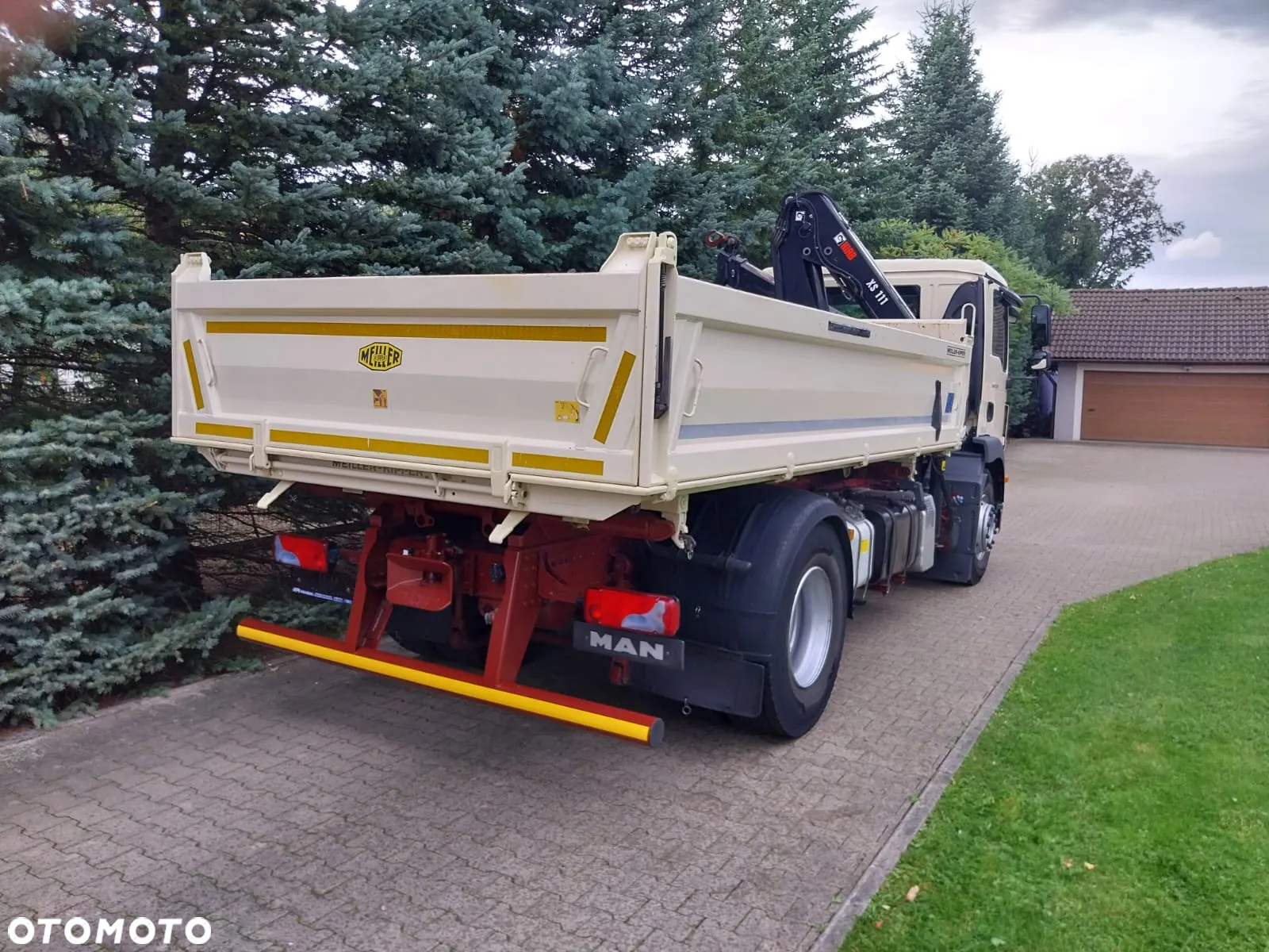 MAN TGM 18.320/ 3-str. Meiller z HIAB 111 - 16