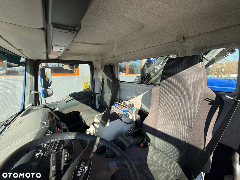 MAN TGM TGL TGS 18.250 // wywrotka 3-S + HDS HMF 1420 - K2 // E5 // budowlanka //żuraw dzwig kran crane // Świeżo sprowadzony!! - 36