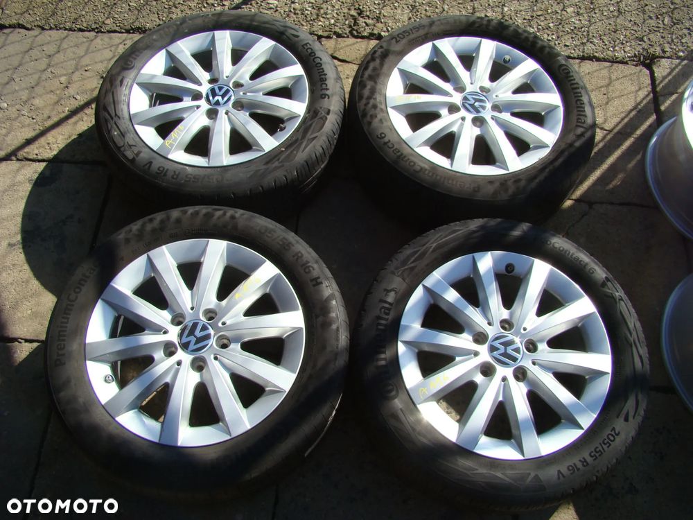 a116 5x112 VW Golf V VI VII VIII Jetta Touran Caddy 6,5jx16 Lato 205/55 - 1