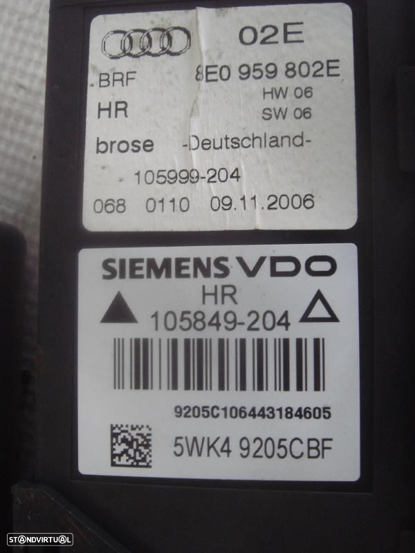 Motor De Elevador Tr Dta Audi A4 (8Ec, B7) - 5